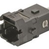 Wkładka złącza dużej mocy 3-pinowe HARTING 10A 3P+E Męski Połączenie zagniatane