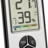 TFA Dostmann TFA - Thermo-Hygrometer - digital - Silber Termohigrometr bezprzewodowy biały 30.5045.54