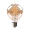 Żarówka LED E27 Filament 3-Dimmable G125 650lm 6W 2700K amber