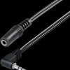 A 53-0,2 WL 90° 3.5-mm 3-pin male to female, 0.2 m
