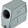 Grommet housing, size 24B, die-cast aluminum, M32, angled, longitudinal bow locking, IP65/IP66/IP67, 19300240547