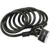 Burg Wächter 2660 Spiral Cable Lock Black Key Lock Aluminium Robust