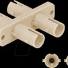 87935 FO coupling ST / ST duplex, beige