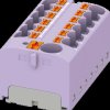 3273894 PTFIX distributor block, 10/12x4, violet