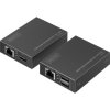 Digitus DS-55357 4K HDMI KVM Extender Set, 4K/30Hz, 40 m, over CAT 6, Black