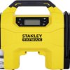 STANLEY SXVI02001 Sprężarka akumulatorowa 10 bar 12 V adapter do pracy za pomocą kabla, cyfrowy wyświetlacz