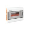 Rozdzielnica podtynkowa 8 modułowa 1x8M drzwi transparentne IP40 SRp-8 (N+PE) 2.2 ELEKTRO-PLAST
