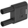 Stäubli 664010-21 SKS2-4N-19 Connector, 4 mm pin, brass, insulated, 1 pc