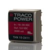 Konwerter DC/DC THN 15, Uwe 36V dc, Uwe 18V, Uwy 5 V dc, TRACOPOWER 3 A 15 W -40 °C 85 °C Do montażu na płytce