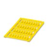 Znacznik do kabli UCT Zatrzaskiwane Phoenix Contact zakres 4.1 mm Żółty zakres 3.5 mm Żółty 0831209