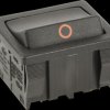 01802.2102-02 Rocker switch OFF switch (DPST) - ON - OFF