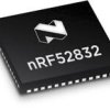 Nordic Semiconductor Układ Bluetooth typu SoC 32-bitowy ARM Cortex M4, Bluetooth Smart Mikroprocesor 48-pinowy QFN