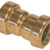 Miedziany łącznik rurowy, Łącznik, kierunek mocowania: Proste, rozmiar rury: 22mm