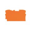 WAGO 2004-1292 1mm End and Intermediate Plate for 2004-1200 Series Orange