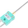 Termopara z izolacją mineralną K średnica 3mm długość 500mm -100 → +1100°C Wtyk miniaturowy RS PRO