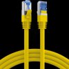 K5525FGE.1 Cat. 6A S/FTP patch cable, Super Flex, 1 m, yellow