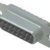 D-Sub socket, 15 pole, standard, equipped, straight, solder cup, 164B10029X