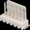 Print connector, single connector, angled, 6-pin