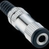 137609 Jack socket, 3,5mm Stereo, metal