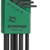Zestaw kluczy Torx typu L, 8 szt., Bondhus