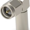 SMA plug 50 Ω, RG-141A, RG-58C, URM-43, URM-76, solder connection, angled, 1-1478923-0