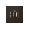 MOSAIC Ładowarka USBx2 2,4A typ A + typ A antracyt 079194L LEGRAND