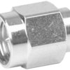 Coaxial adapter, 50 Ω, SMA plug to UMTC socket, straight, 100024814