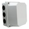 Puszka natynkowa z dławikami wym/wew 190x145x135 mm 10membran z wysoką pokrywą IP66 M-L 009.PG.CA.G