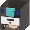 Przekaźnik mocy 24V dc 3PDT Siemens 741mW, Wciskane