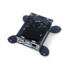 Obudowa do Raspberry Pi 4B Vesa do montażu na monitor - czarno-przezroczysta - LT-4B17