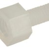 Dystans; KLS8-0214-M3-04; M3; zewnętrzny/wewnętrzny; 4mm; 6mm; 3mm; tulejka dystansowa gwintowana; sześciokątna; nylon; KLS; RoH
