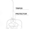 P1068 Protector, rectangular, 18.5 x 24.0 mm, P1068
