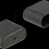 64008 Dust cover, USB C plug, 10 pieces, black