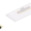 Pin header, 9 pole, pitch 2.54 mm, straight, black, SL12SMD0359GBSM