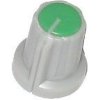 Gałka na potencjometr szaro-zielona