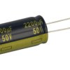 Kondensator; elektrolityczny; niskoimpedancyjny; EEUFC1H222; 2200uF; 50V; FC; fi 18x35,5mm; 7,5mm; przewlekany (THT); luzem; Pan