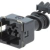 Złącze Automotive Jpt Wtyk Żeńskie 2-Pin Na Przewód Czarny 282190-1