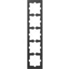 MERTEN D-Life Ramka 5 pięciokrotna antracytowy MTN4050-6534 SCHNEIDER ELECTRIC