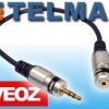 Adapter JACK stereo wtyk 3.5mm - gniazdo 2.5mm