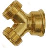 GEKA branch piece, 40 bar, brass, for hose, 107796