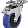 Blickle 901235 LEX-POBS 125XKA-FI Rolka skrętna ze stali nierdzewnej Średnica koła: 125 mm Maksymalne obciążenie: 150 kg