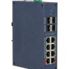 CHS4412-8GT-125 - switch przemysłowy, gigabitowy PoE 8-port + 4 SFP
