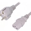 SN310-3/10/5GY Kabel: 3x1mm2, CEE 7/7 (E/F) wtyk,IEC C13 żeński, 5m