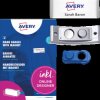 POL20MA66-10DR Name badge, 68x22 mm, magnet, with badge inserts, 10 pieces