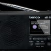 PDR-036BK DAB+/FM radio, TFT display, Bluetooth, portable, battery