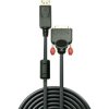 LINDY 41492 3m DisplayPort to DVI-D Adapter Cable, Black, 1920x1200@60Hz