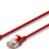 Patch cable, RJ45 plug, straight to RJ45 plug, straight, Cat 6A, F/FTP, LSZH, 1 m, red, DK-1632-A-010S-R