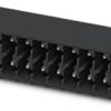 Pin header, 3 pole, pitch 3.5 mm, straight, black, 1874027