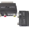 Adapter scart INT/OUT 3XRCA SVHS