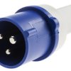 Adapter do przedłużacza sieciowego 16A Wtyczka, gniazdo 250 V 1 x 2P + E, 1 x 2P + E Scame Niebieski IP20